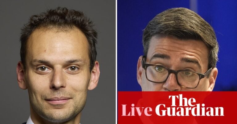 Labour’s Josh Simons to stand down as MP so Andy Burnham can ‘drive the change our country is crying out for’ - UK politics live | Politics