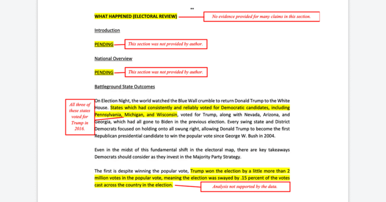 Read the Draft of the D.N.C. Report Read the Draft of the D.N.C. Report