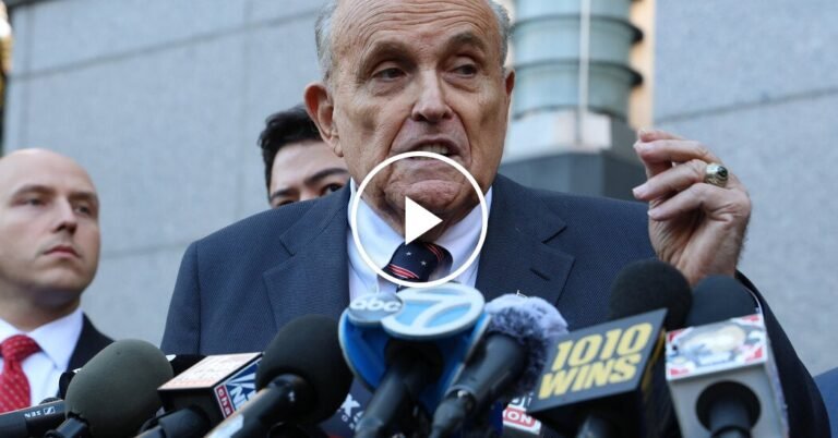 Rudy Giuliani Is Hospitalized and in Critical Condition