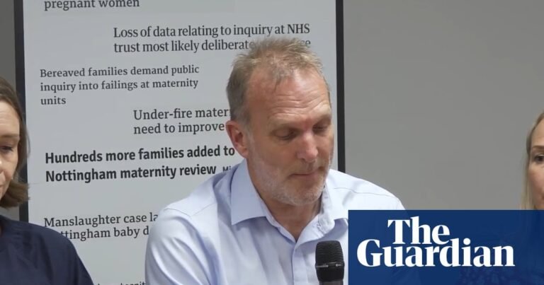 Ockenden report: victims' families say babies treated with ‘absence of dignity’ – video | Nottingham
