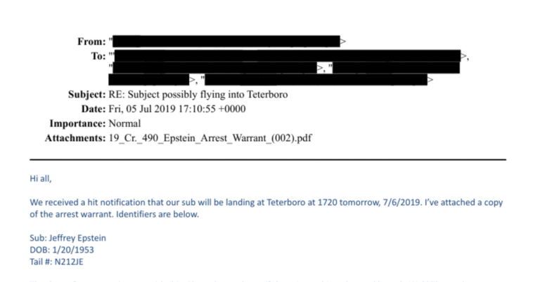 Read an FBI agent’s email about the impending arrest of Jeffrey Epstein Read an FBI agent’s email about the impending arrest of Jeffrey Epstein