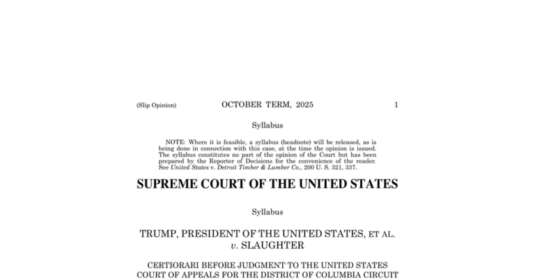 Read the Supreme Court’s Decision to Expand Presidential Power Over Regulators