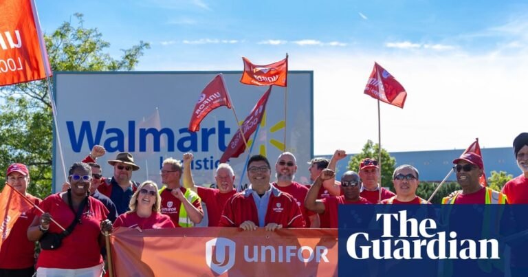 ‘Historic’: Canadian warehouse workers sign first-ever union deal with Walmart | Walmart