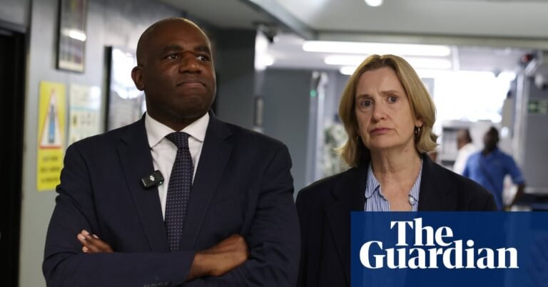 Drugs, drones and heat: Amber Rudd and David Lammy begin search for answers to prisons crisis | Prisons and probation