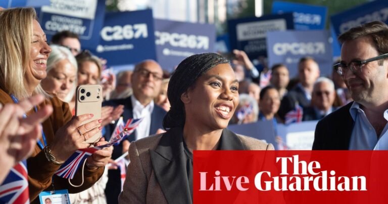 Conservatives claim ‘major victory’ as Tory conference begins after Labour scraps plans to curb jury trials – UK politics live | Politics