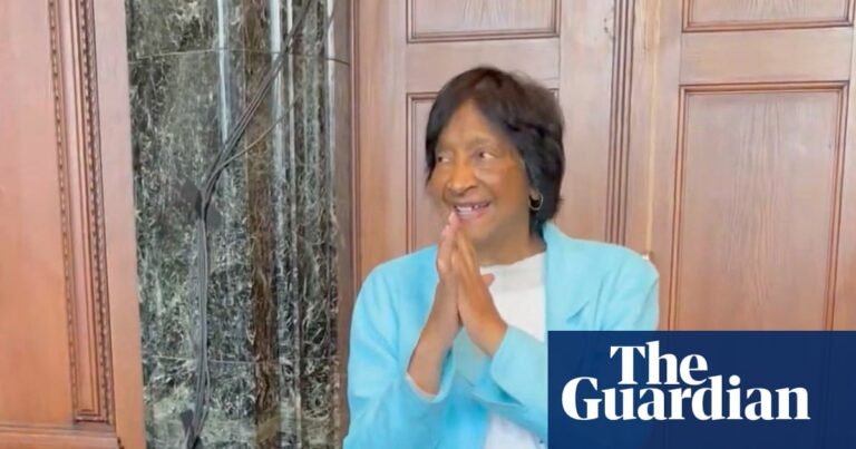 Nobel peace prize winner Navi Pillay jokes about sharing award with Donald Trump – video | Nobel peace prize